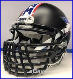 Dallas Cowboys Custom USA Full Size Rawlings Momentum Football Helmet Big Grill » Dallas Cowboys ...