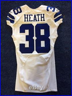 Jeff Heath #38 Dallas Cowboys NIKE Game Used 2013 Jersey NFL ...
