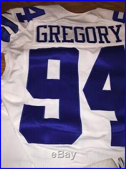 Randy Gregory Dallas Cowboys Game Used Worn Jersey Cleats Nebraska ...