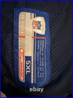 100% Authentic Eddie George #27 Dallas Cowboys NFL Jersey Blue Size 58