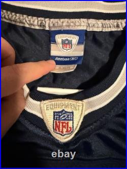 100% Authentic Eddie George #27 Dallas Cowboys NFL Jersey Blue Size 58