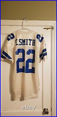 100% Authentic Emmitt Smith Vintage Wilson Pro Line Cowboys Jersey Size 46 L