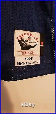 100% Authentic Michael Irvin 1995 Cowboys Mitchell & Ness Jersey Size 40 Medium