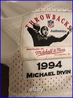 100% Authentic Mitchell & Ness 1994 Michael Irvin Dallas Cowboys Jersey 56 3XL