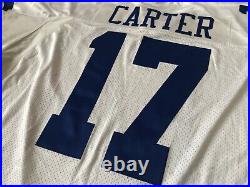 100% Authentic Quincey Carter Dallas Cowboys Reebok NFL Pro Cut Jersey SZ 58