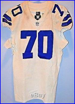 10/8/17 NFL Dallas Cowboys Zack Martin Game Used Game Worn Jersey PSA / DNA