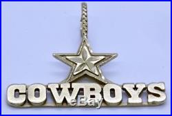 14K Yellow Gold Michael Anthony MA Dallas Cowboys Pendant 1x1-1/4 (LP3041469)