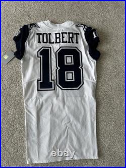 #18 Dallas Cowboys Skill cut TOLBERT game issued Jersey size 40