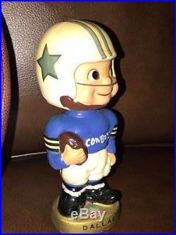 1960s Dallas Cowboys Bobblehead Toes Up