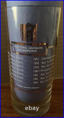 1960s NFL Drinking Glasses Set of 5 (Cowboys Steelers Redskins Eagles) RARE