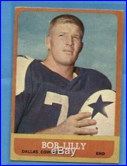 1963 Topps #82 Bob Lilly RC Rookie Card Dallas Cowboys NFL HOF NICE
