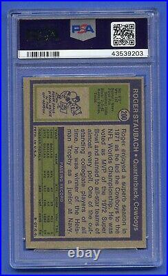 1972 Roger Staubach Psa 5 Rookie Ex'topps' Dallas Cowboys Hall Of Fame (#200)