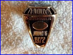 1972 Superbowl Ring S. B. VI Cowboys-Dolphins 100% Authentic Officials 10k Gold
