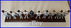 1977 Dallas Cowboys Danbury Mint Figurine Cowboy's Legends Super Bowl Champs with