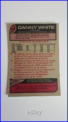 1977 Topps Mexican Danny White Cowboys Rookie Short Print