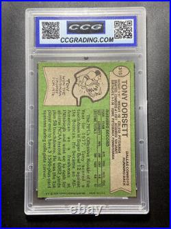 1978 Topps #315 Tony Dorsett CCG 10 Gem Mint Cowboys RC Sharp Subs 9.5,10,10,10