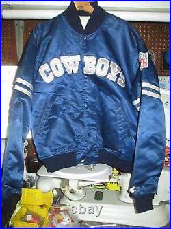 1980s 90s Vtg Dallas Cowboys PRO LINE STARTER Jacket coat jersey XL Made in USA