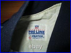 1980s 90s Vtg Dallas Cowboys PRO LINE STARTER Jacket coat jersey XL Made in USA
