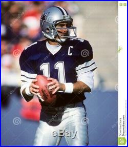 1985 Dallas Cowboys Custom Game Used Worn Schutt BIKE AiR Power Football Helmet