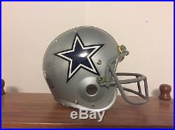 1985 Dallas Cowboys USED WORN Football Helmet BIKE Pro AiR Green Dot Facemask