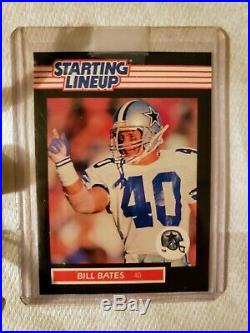 1989 Starting Lineup Bill Bates VHTF Dallas Cowboys SLU