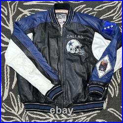 1990's Dallas Cowboys Genuine Leather G-3 Jacket Size L Rare Great Condition