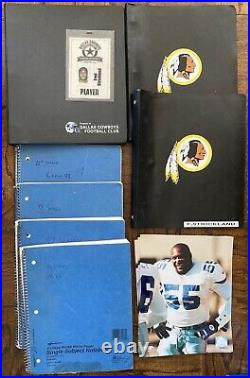 1990s Dallas Cowboys Washington Redskins Playbook Player Notebooks Manual NFL