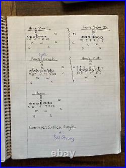 1990s Dallas Cowboys Washington Redskins Playbook Player Notebooks Manual NFL