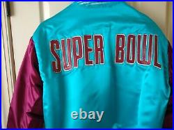 1993 Jeff Hamilton leather reversible Buffalo Bills/Dallas Cowboys Super Bowl