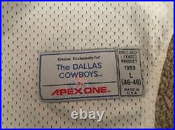 1993 Troy Aikman Game Used / Worn Jersey Dallas Cowboys Apex One MEARS COA DIRTY