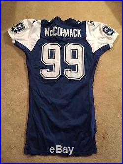 1994 Dallas Cowboys Hurvin McCormack Game Used Double Star Jersey