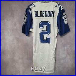 1995 Apex One Authentic NFL Dallas Cowboys Bloedorn 2 Double Star Game Jersey 44