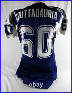 1995 Dallas Cowboys Mike Gruttadauria #60 Game Used Blue Jersey Throwback 50 158