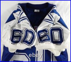 1995 Dallas Cowboys Mike Gruttadauria #60 Game Used Blue Jersey Throwback 50 158