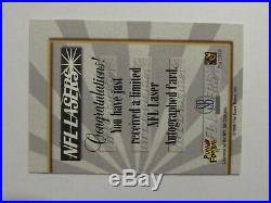 1996 SCORE BOARD LASER IMAGES EMMITT SMITH COWBOYS CARD AUTO autograph