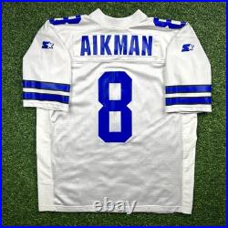 1996 Starter NFL Pro Line Authentic Jersey Dallas Cowboys Troy Aikman Sz. 52 QBC