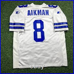 1996 Starter NFL Pro Line Authentic Jersey Dallas Cowboys Troy Aikman Sz. 52 QBC