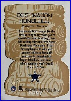 1998 Skybox E-X2001 Destination Honolulu Emmitt Smith COWBOYS RARE