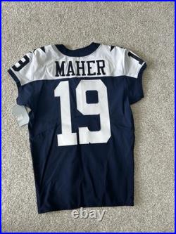 #19 MAHER Dallas Cowboys skill cut game Issued jersey Size 40