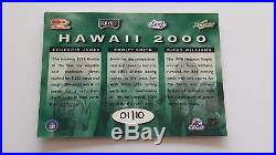 2000 Playoff Hawaii Autograph Emmitt Smith Edgerrin James & Ricky Williams #1/10