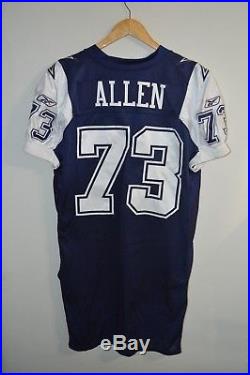 2002 Authentic Dallas Cowboys Larry Allen Thanksgiving Game Issued Worn Jersey