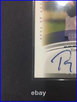 2003 SP Authentic #217 Tony Romo Autograph RC! Dallas Cowboys Auto! Sharp #/1200