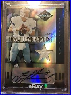 2004 Leaf Limited Troy Aikman Auto/Relic 25 of 25