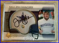 2004 Upper Deck Sweet Spot Dallas Cowboys Coach Jimmy Johnson Autograph Card HOF