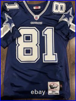 2007 Mitchell and Mess Terrell Owens Authentic Dallas Cowboys Jersey Size S