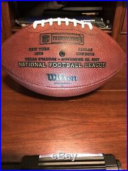 2007 Thanksgiving Day Dallas Cowboys Game Used Football