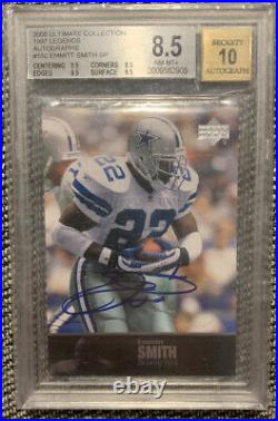 2008 Ultimate Collection 1997 Legends Autograph Emmitt Smith SP BGS8.5/10