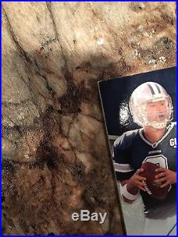 2009 UD Exquisite Donovan Mcnabb Tony Romo 1/1 Auto NFL Logo Shield Cowboys RARE
