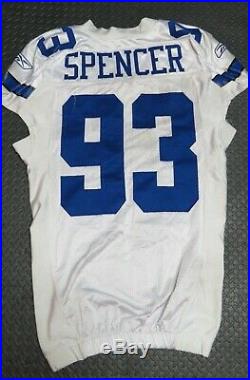 2010 Anthony Spencer Dallas Cowboys Game Used Worn NFL Football Jersey! Purdue