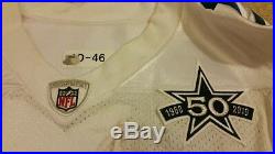 2010 Roy Williams (WR) Game Used Dallas Cowboys Jersey! 50th Patch! LOA